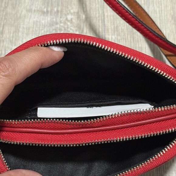 Coach x Peanuts Snoopy Red Leather Mini Crossbody Bag Limited Edition - Picture 8 of 11